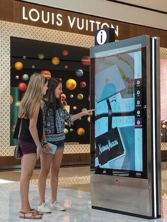 LCD Digital Kiosk Signage at Retail Location