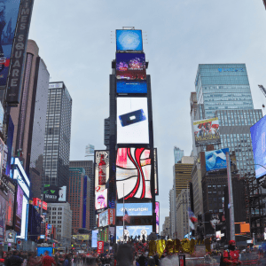 New York Time Square LED Billboards Example