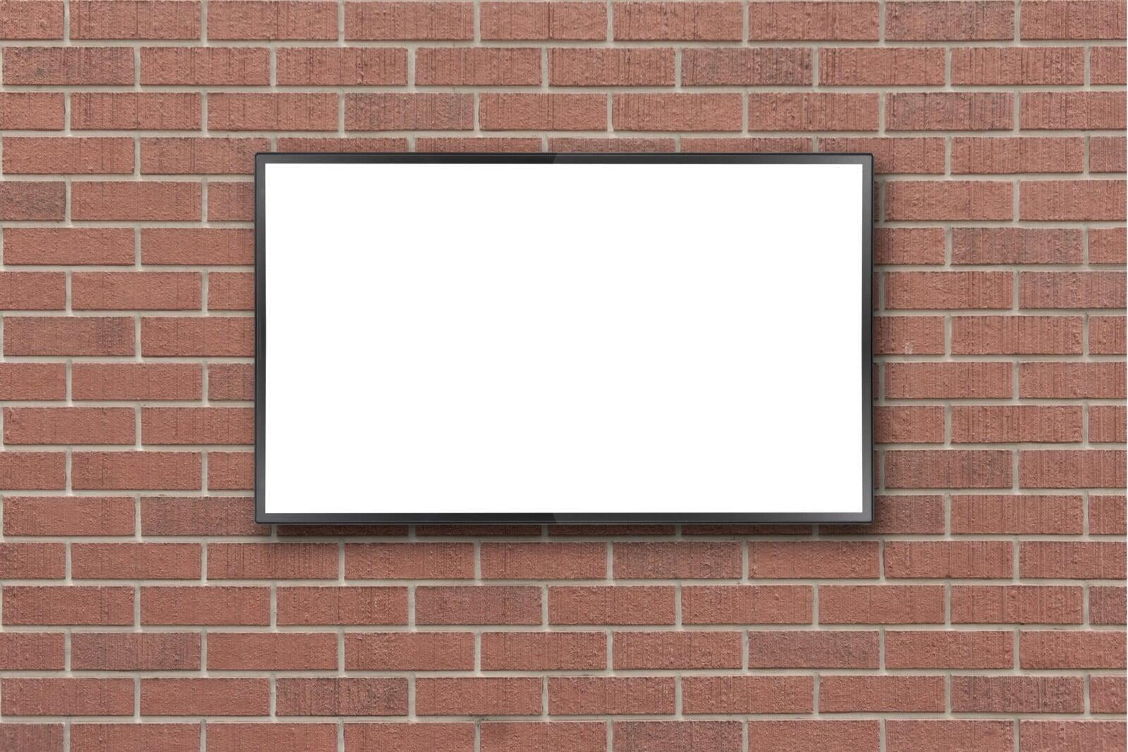 Wall Display LCD Signage with Various Size Options and Weatherproof