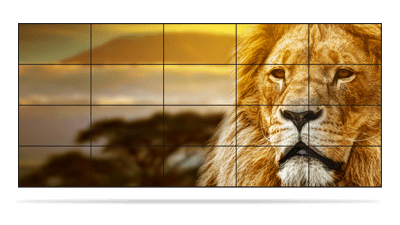 Video Wall Panel Layout Example