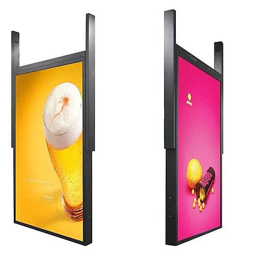 55" Indoor Hanging Ad Display