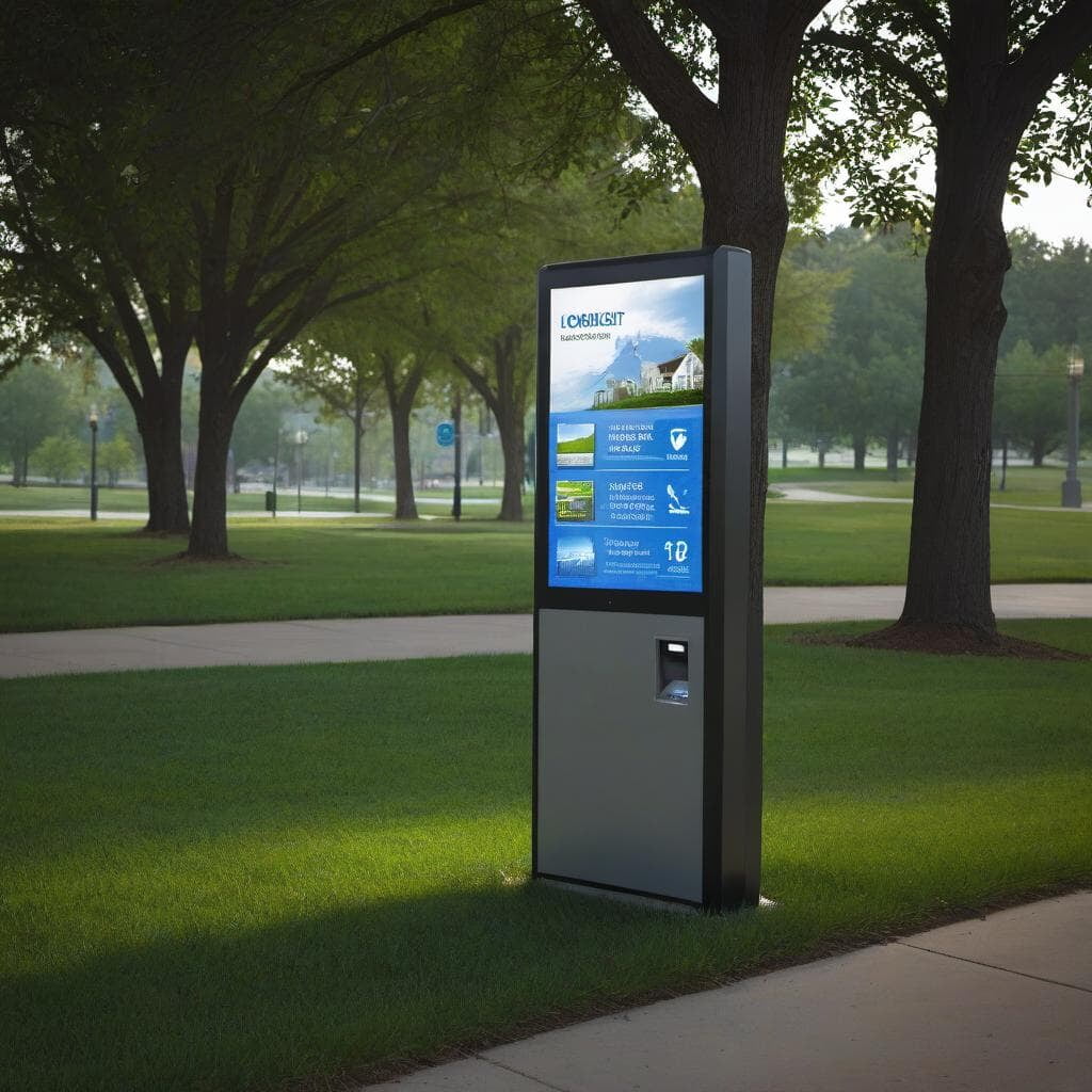 Maxi Signs Outdoor Display Kiosk 25