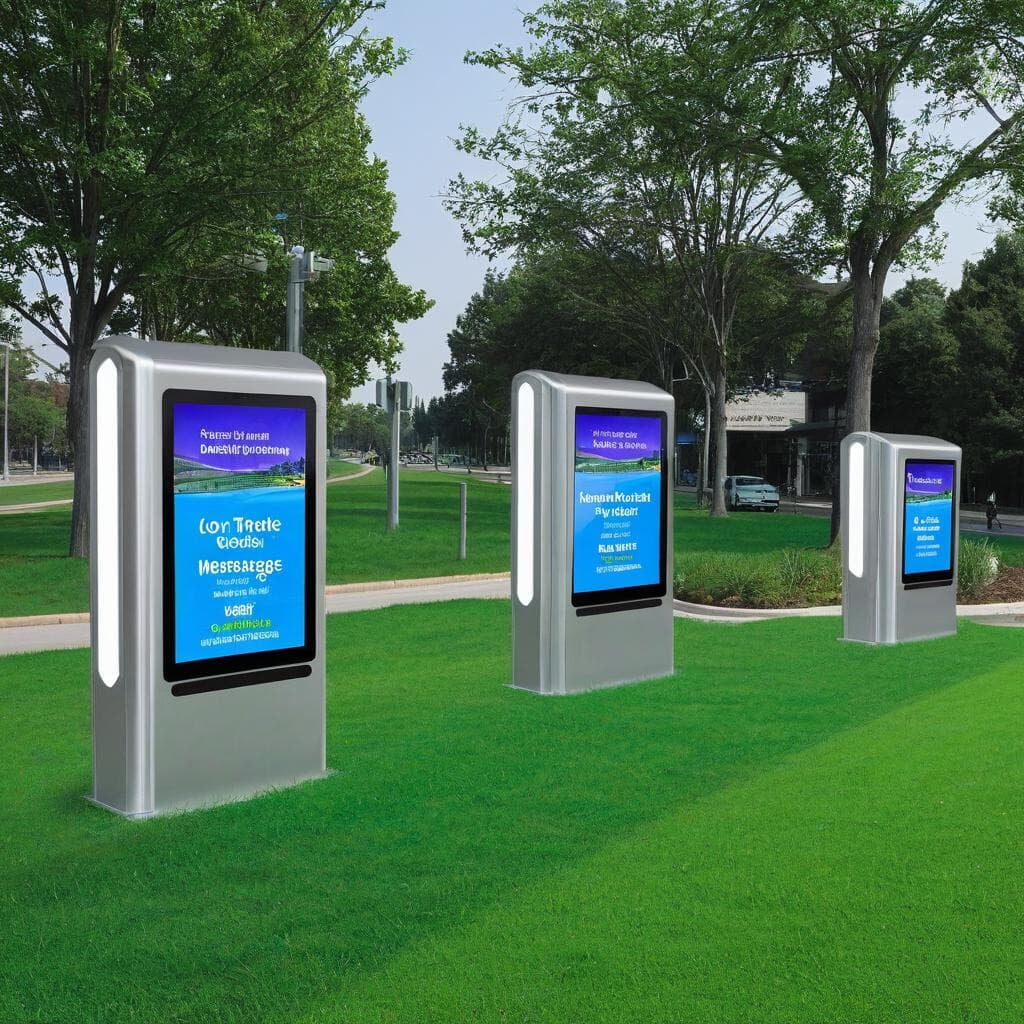 Maxi Signs Outdoor Display Kiosk 30